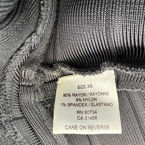 HERVE LEGER Bandage Dress Medium Gray Mini Bodycon Dress Gorgeous! - Picture 2 of 10